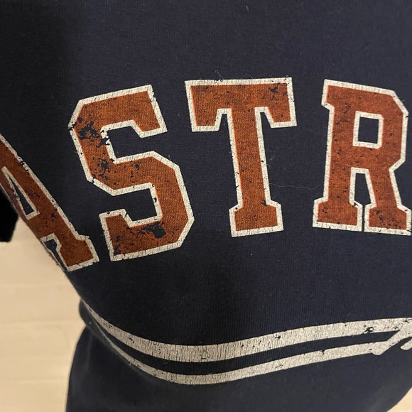 Navy Houston Astros Short Sleeve T-shirt, sz S - Picture 2 of 5